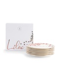 Serving Plates 6 Pcs From Lilac - Pink