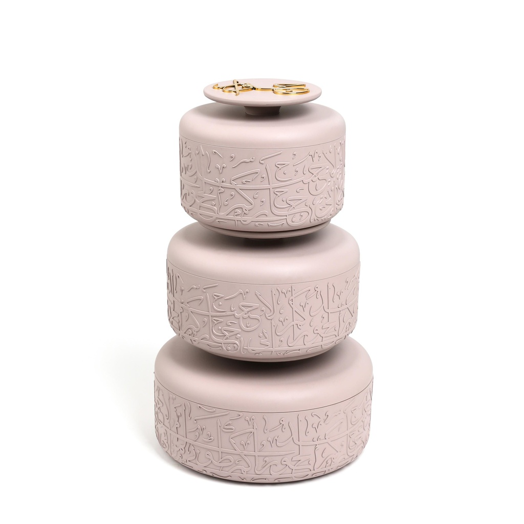 Food Warmer Set From Jiwar -  Purple + Gold