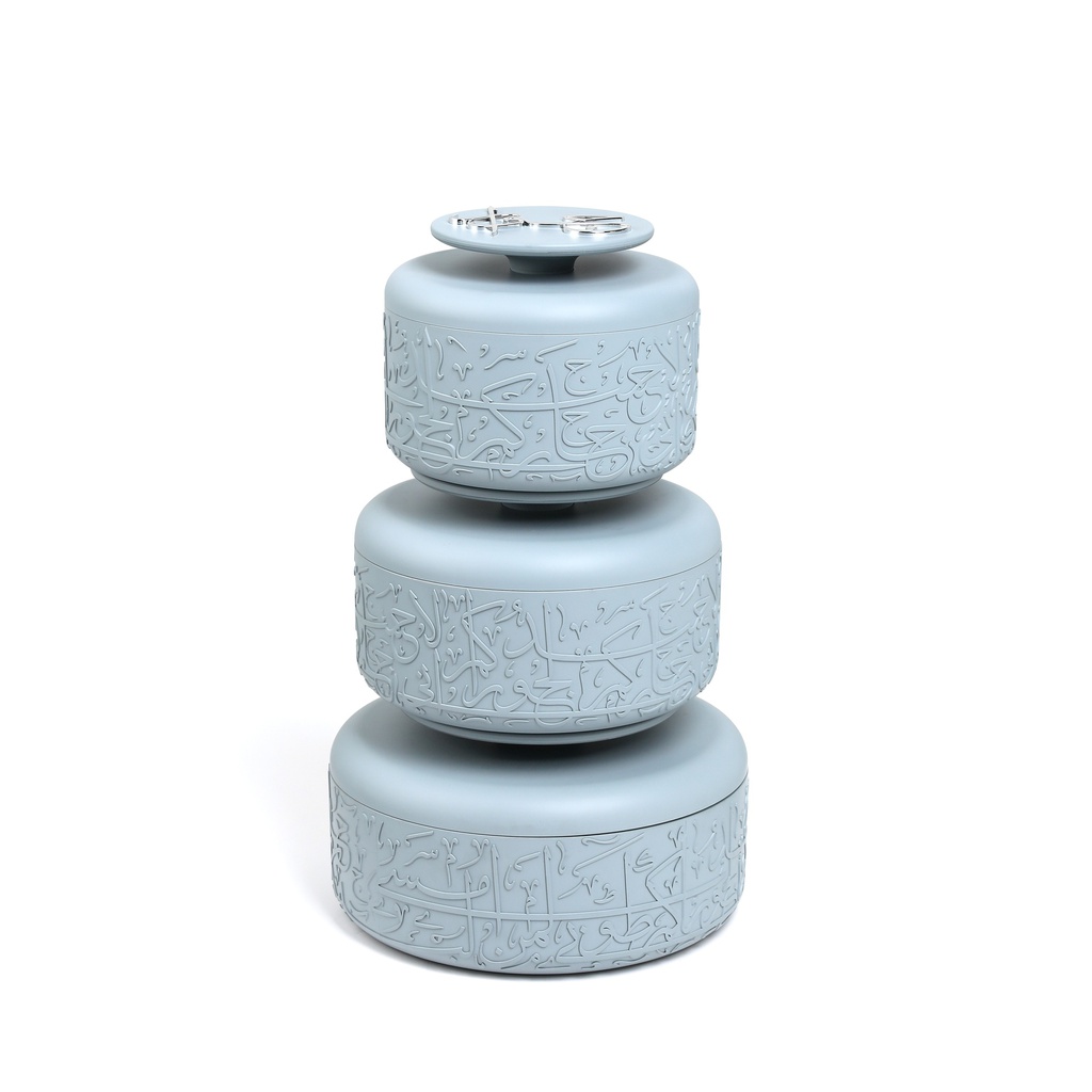 Food Warmer Set From Jiwar - Blue + Silver