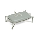 بوفيه ستانلس ستيل حجم وسط من جوار  - أخضر فاتح و فضي