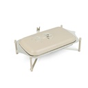 بوفيه ستانلس ستيل حجم كبير من جوار  - بيج و فضي