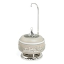 بوفيه تقديم حجم كبير من جوار - بيج و فضي 