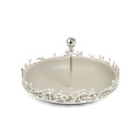 Sweet Serving Tray -L From Jiwar -  Beige + Silver 