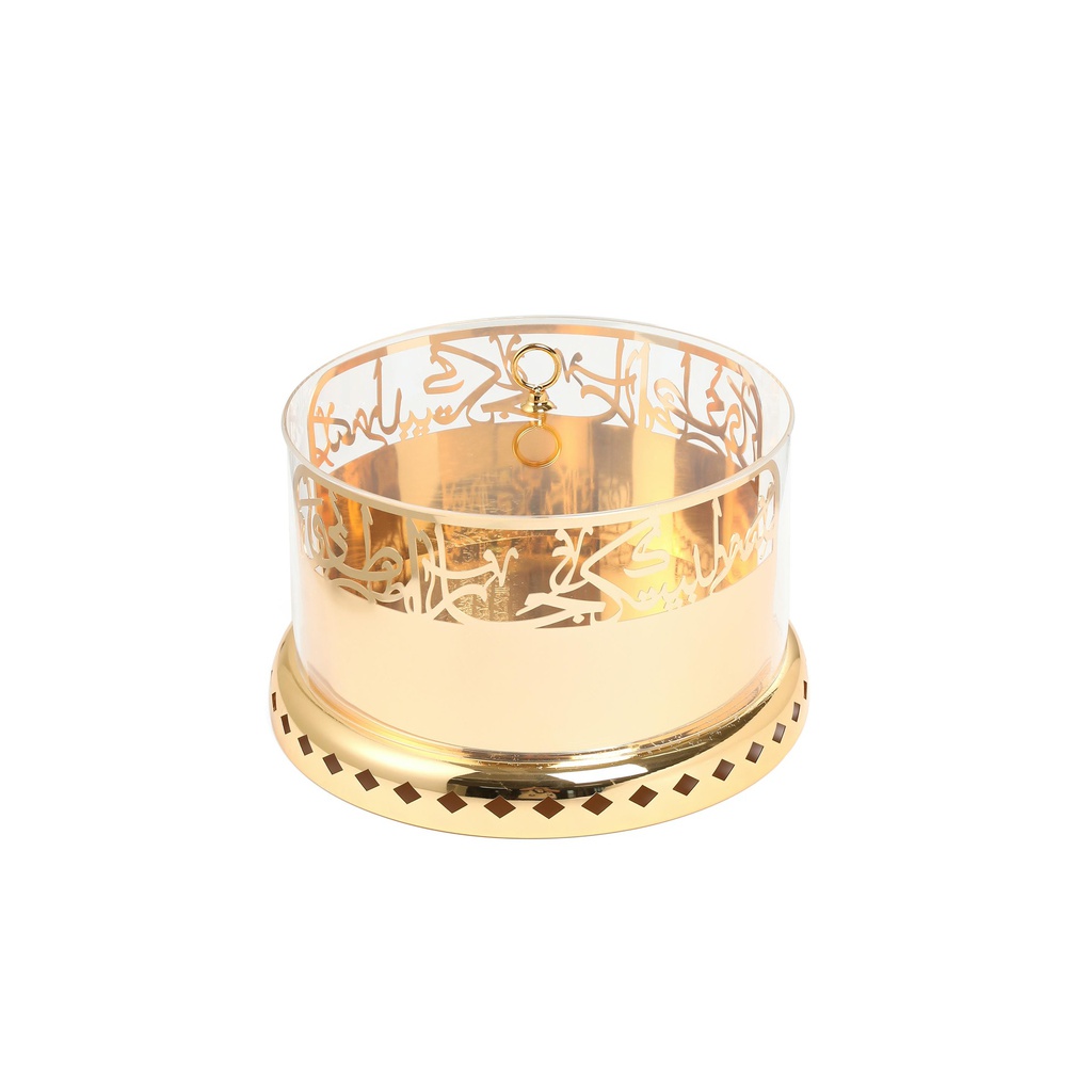 حامل صحون حجم كبير من جوار - ذهبي