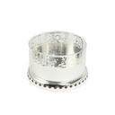 حامل صحون حجم كبير من جوار - فضي