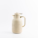 One Vacuum Flask For Tea And Coffee From Jiwar -  Ivory + Gold 