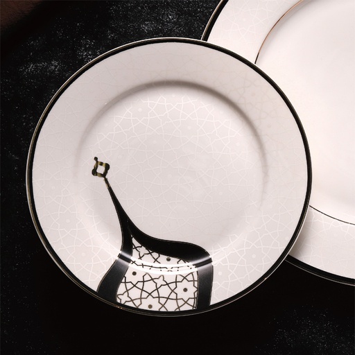 [GY1013-BLUE] Blue Serving Plates From Arabesque Collection