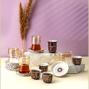 Tea And Arabic Coffee Set 19Pcs From Misk - Purple