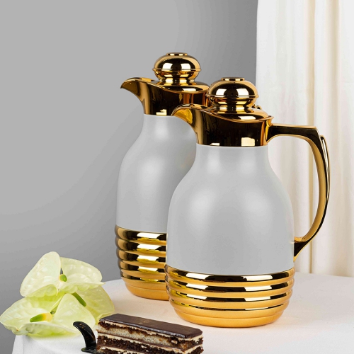 [JG1037] Grey - Vacuum Flask For Tea And Coffee From Waves