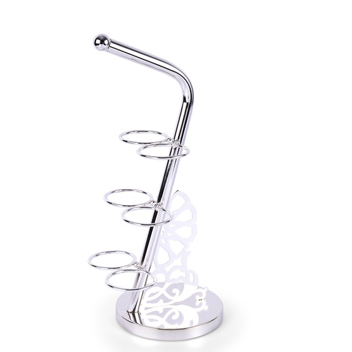 [JG1223] Arabic coffee cup holder From Majlis - Silver